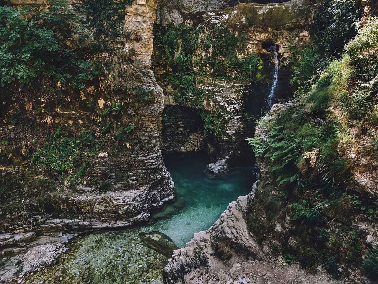 Nivicë Canyon in Albanien