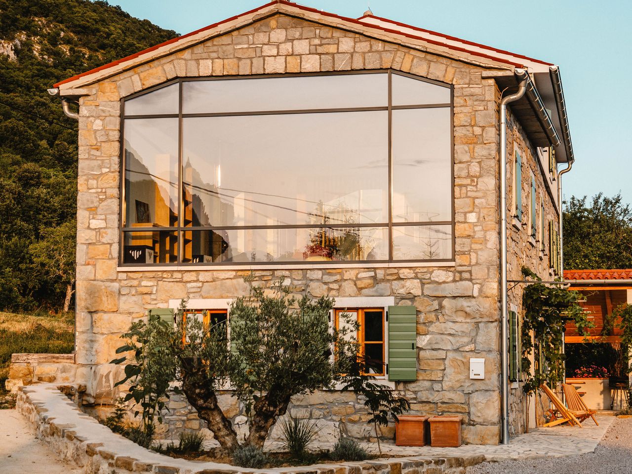 Eine von zwei sanierten Mountain Lodges Istria