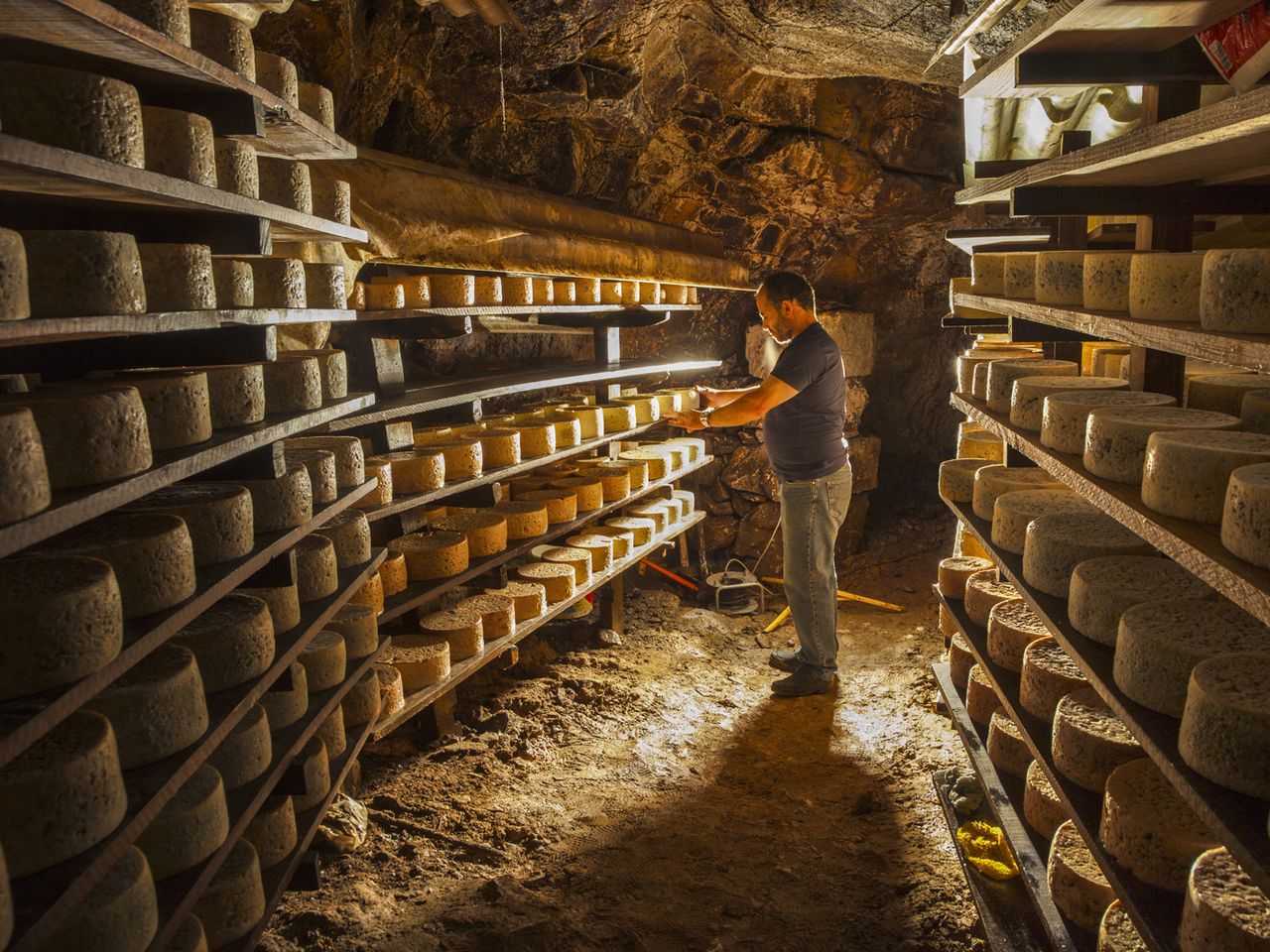 Käsehöhlen Cueva Cabrales in Asturien