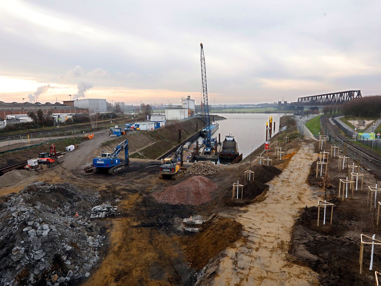 Ausbau/Renaturierung Kultushafen Duisburg