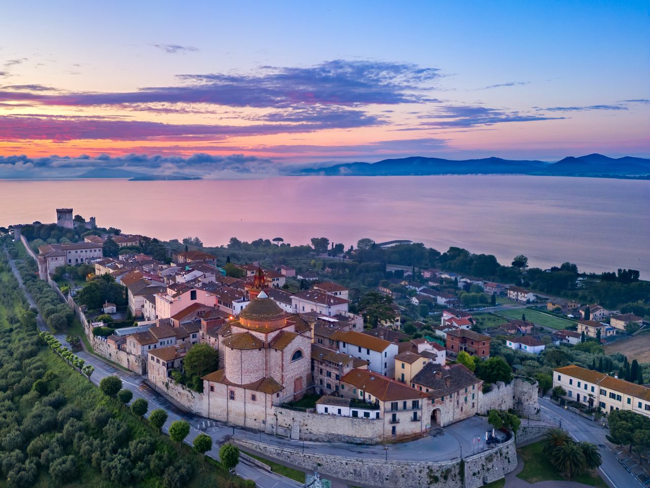 Castiglione Del Lago am Lago Trasimeno