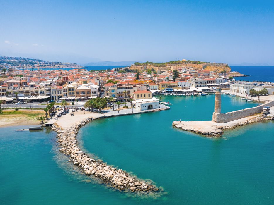 Hafen Rethymno auf der Insel Kreta