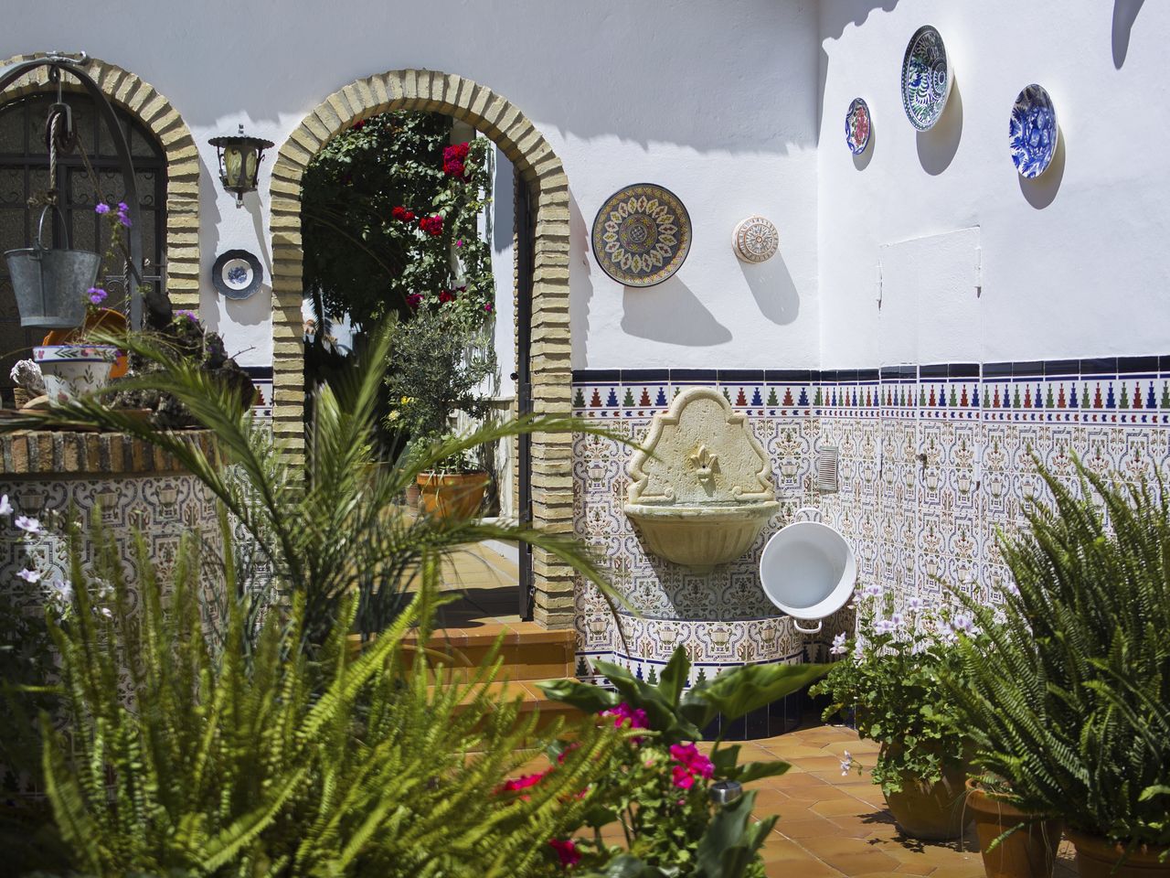 Patio Andaluz, Zuheros, Cordoba
