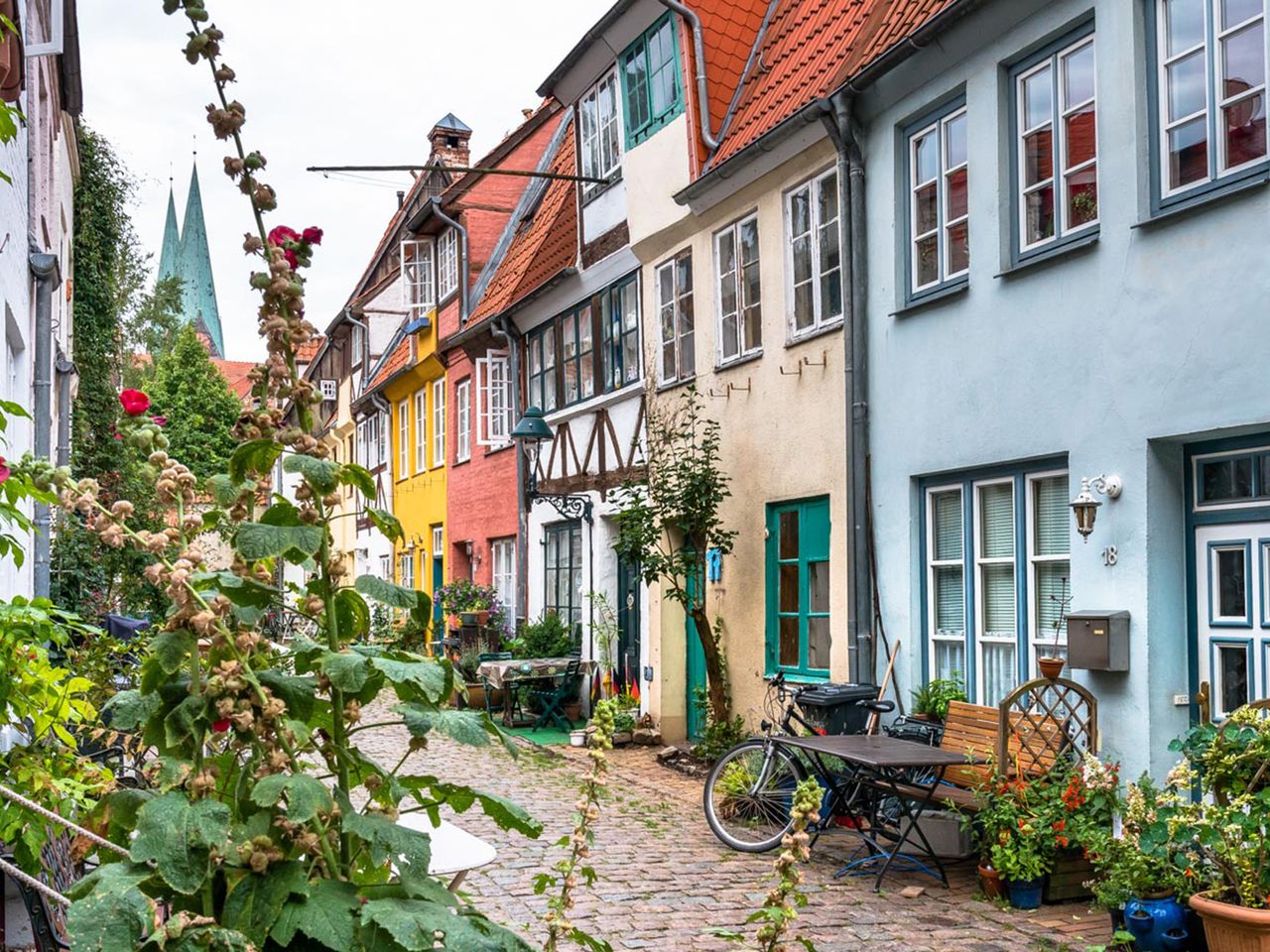 Nahe des Bäckergangs in Lübeck