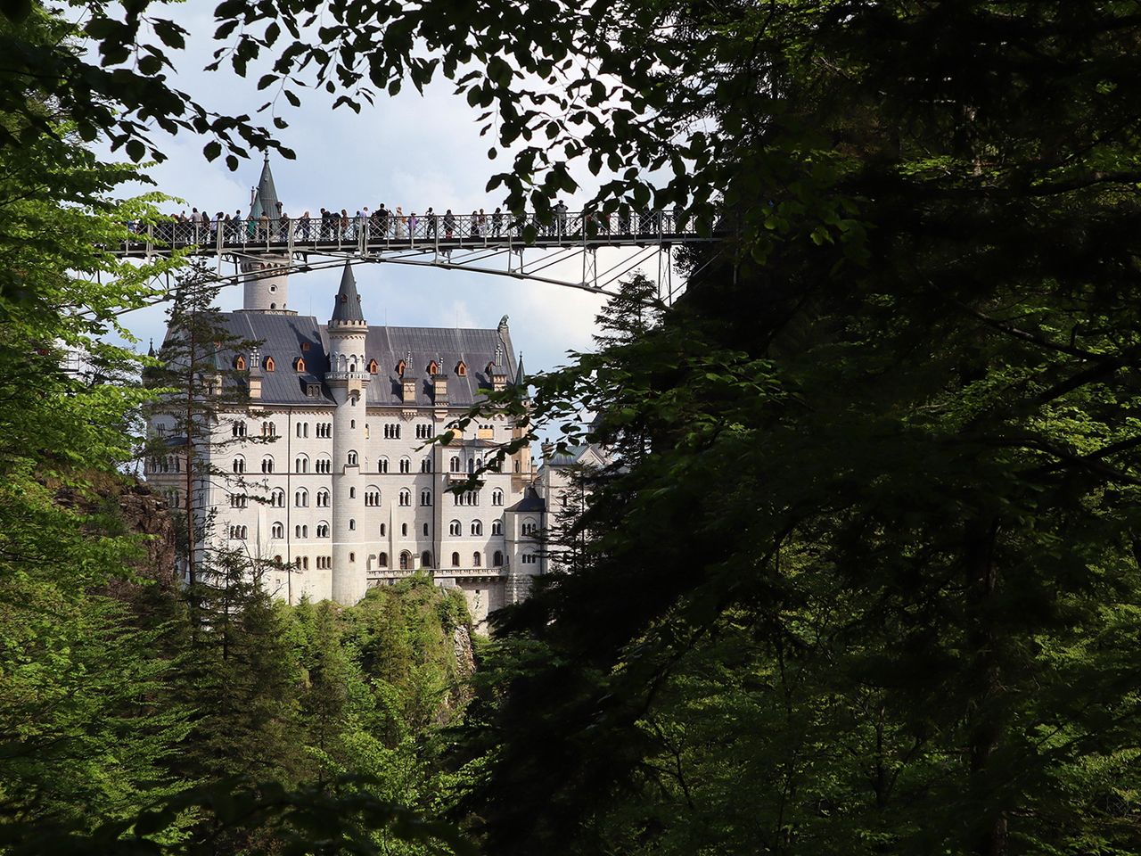Marienbrücke bei Schloss Neuschwanstein