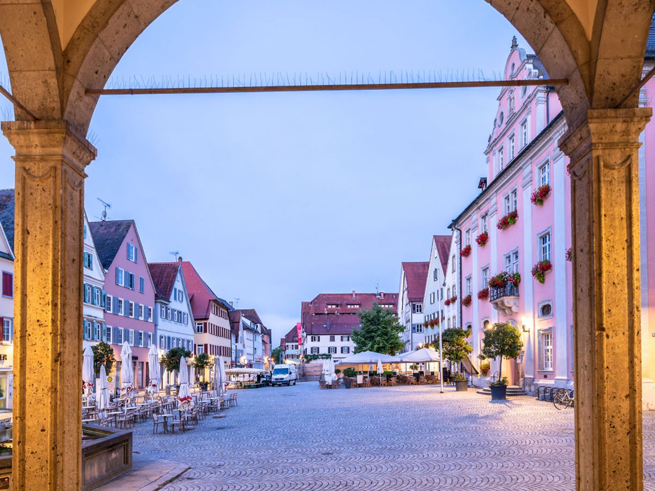 Marktplatz: Rottenburg am Neckar
