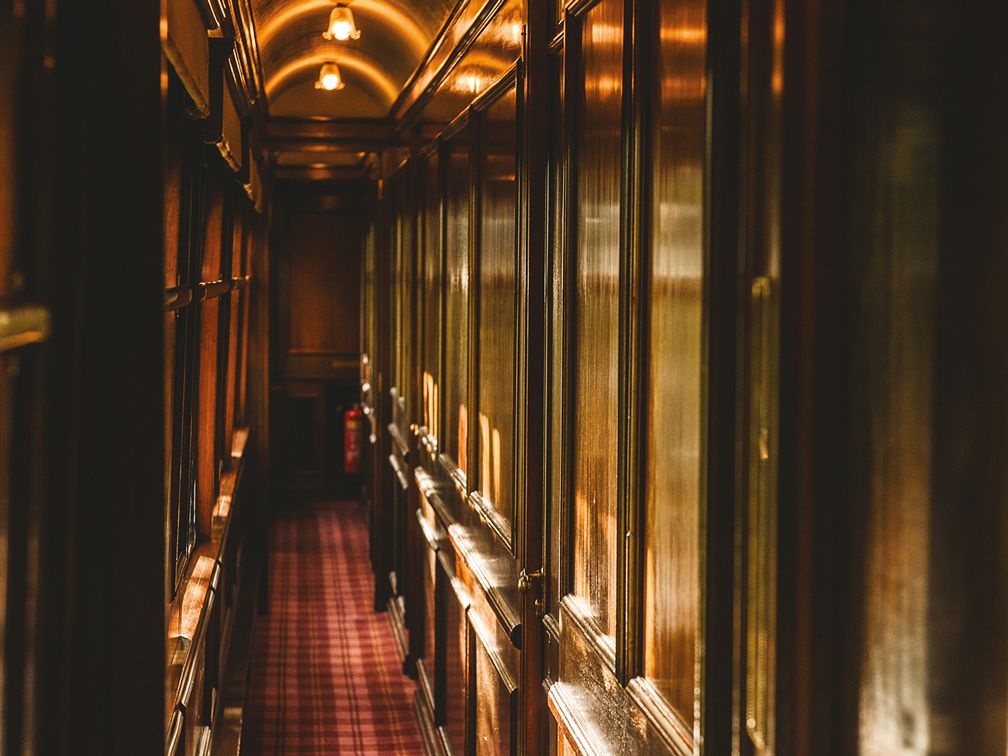 Zugkorridor im Royal Scotsman
