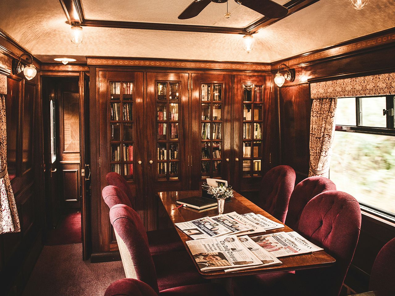 Bibliothek im Royal Scotsman