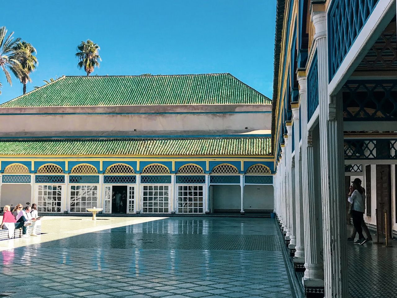 Der Bahia Palast in Marrakesch