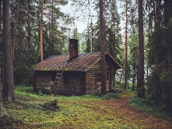 Survival Hütte Finnland