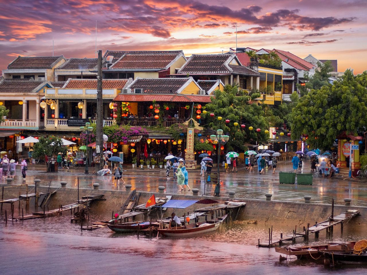 Hoi An in Vietnam, Dämmerung
