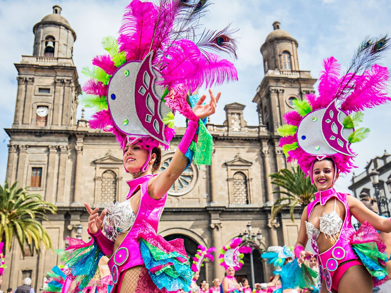 Tänzerinnen auf Gran Canaria, Karneval