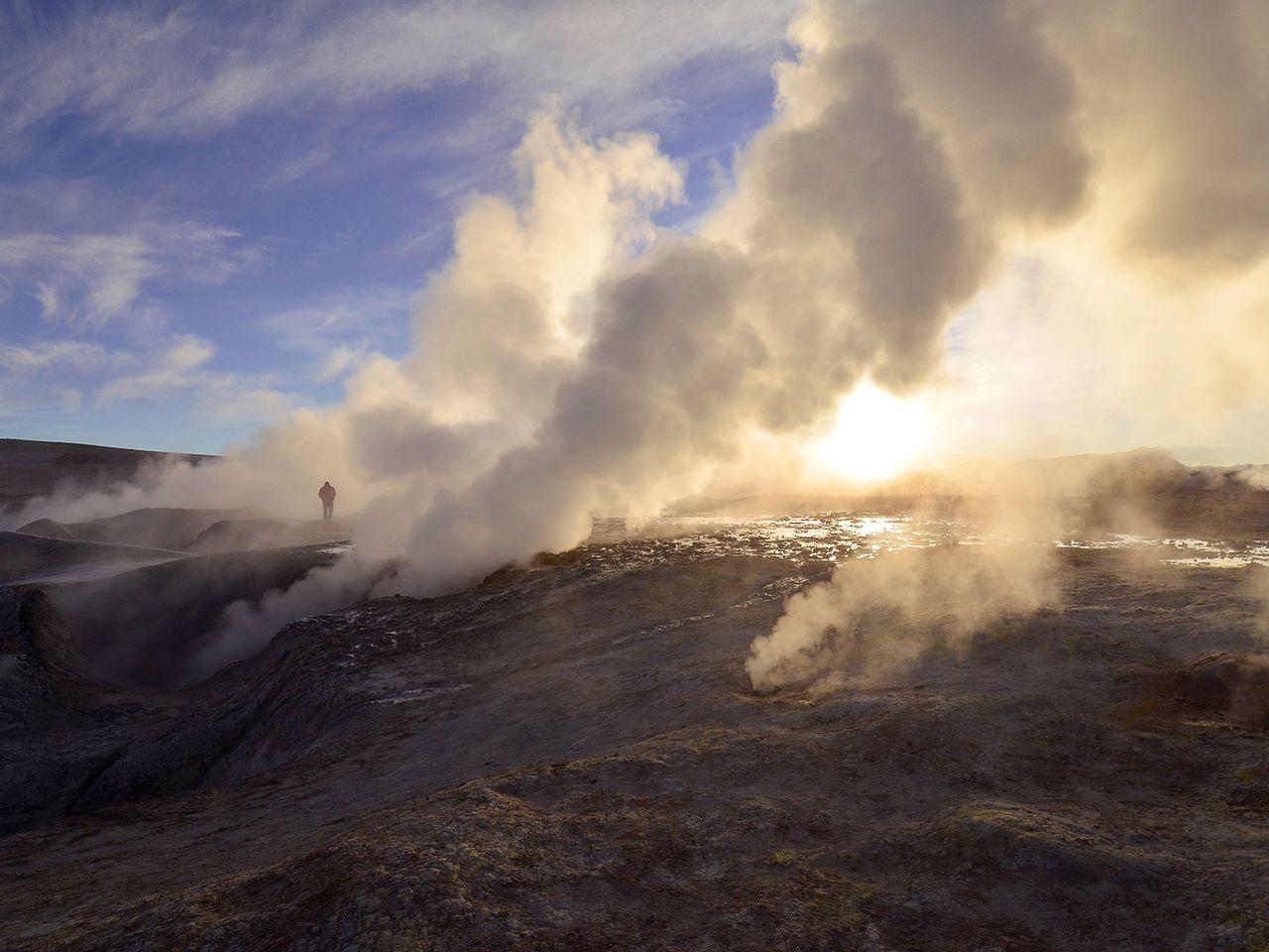Thermalfeld Sol de Mañana, Bolivien