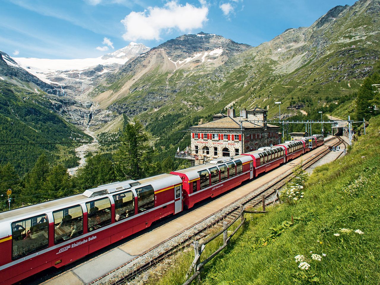 Bernina Express, Valposchiavo, Tal in Graubünden 