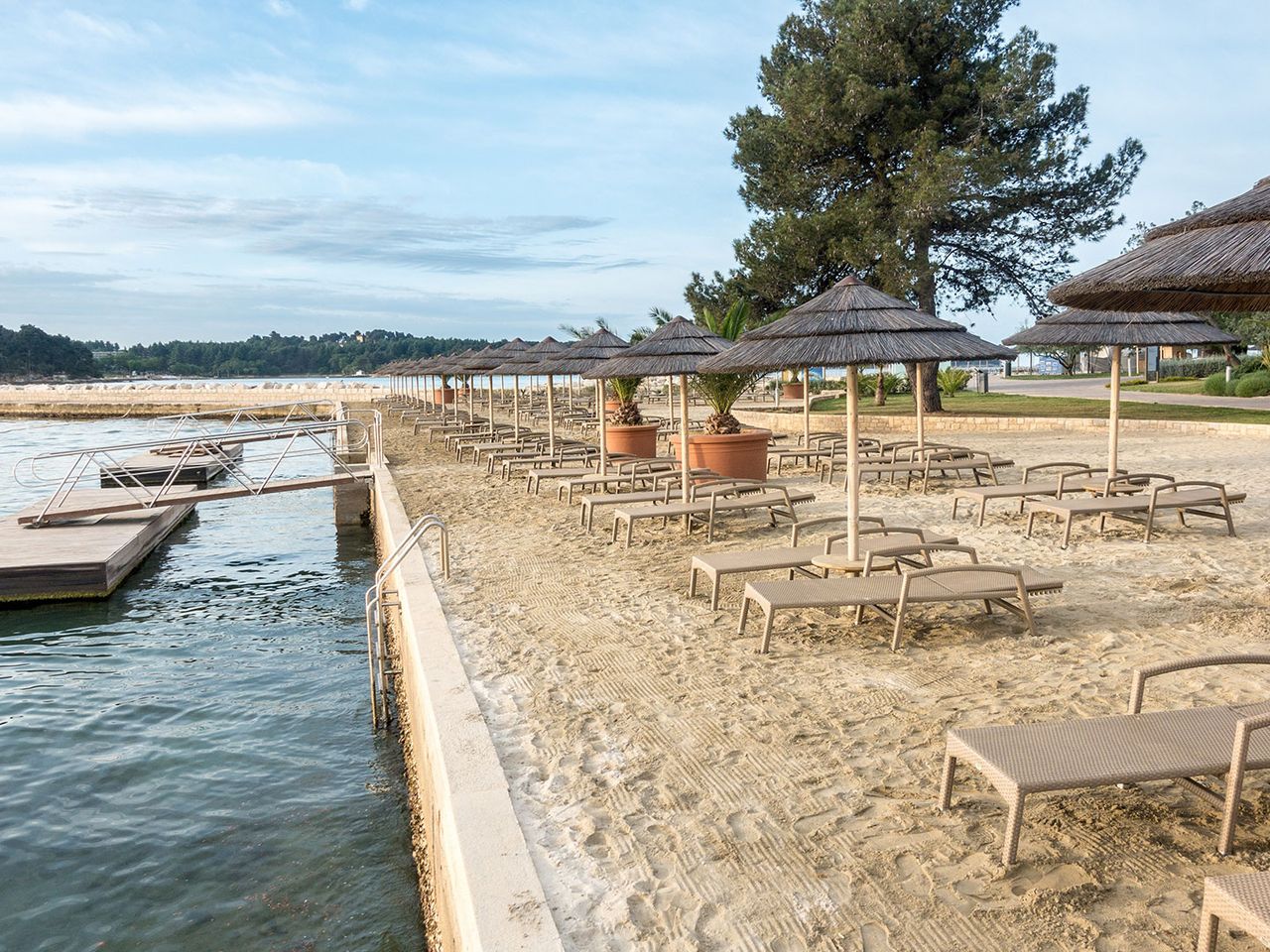 Stadtstrand von Poreč