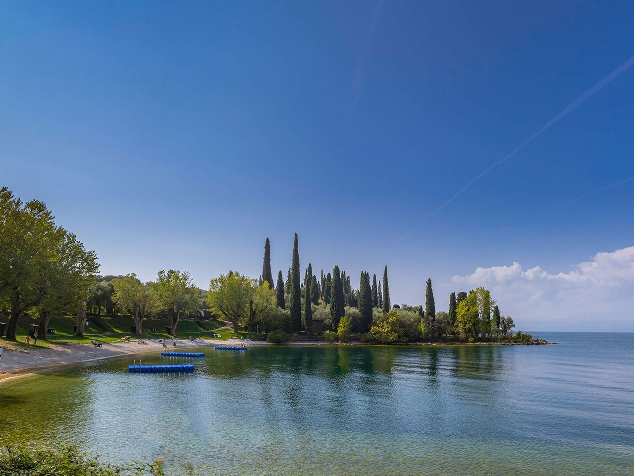 Baia delle Sirene, Punta San Vigilio, Gardasee