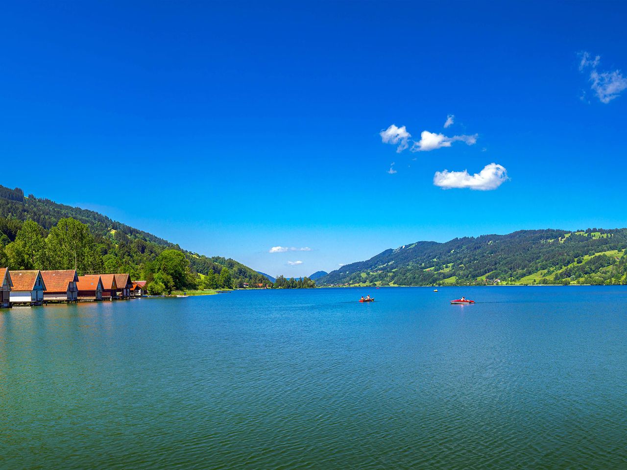 Großer Alpsee bei Immenstadt im Allgäu