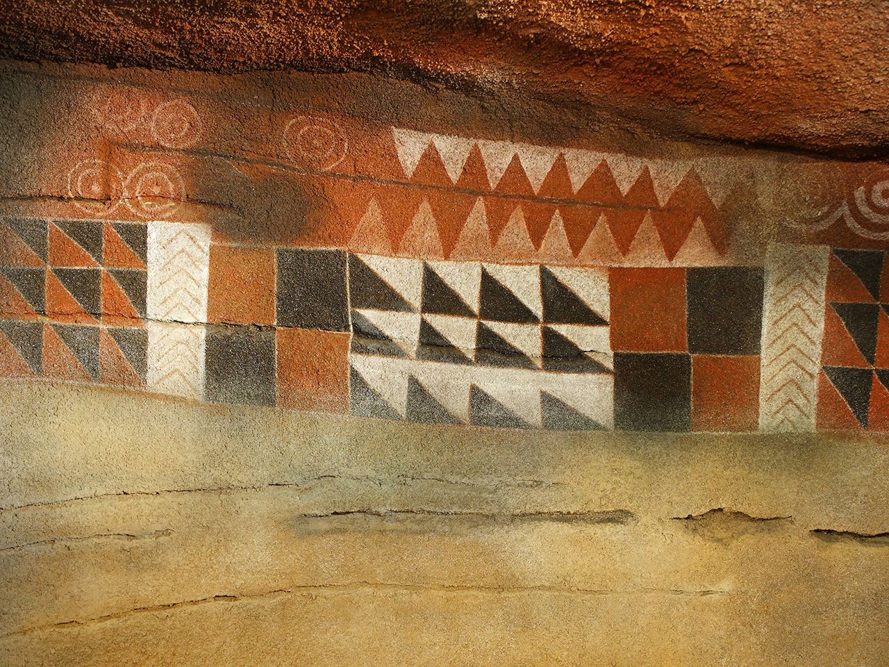 Cueva Pintada, bemalte Höhle auf Gran Canaria