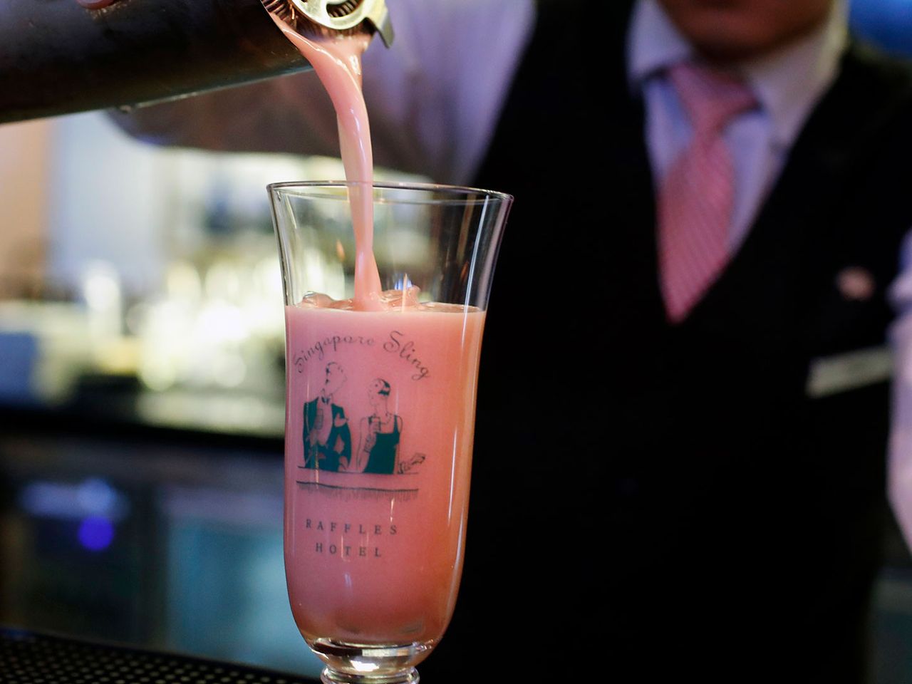 Cocktails Raffles, Singapore Sling, Singapur