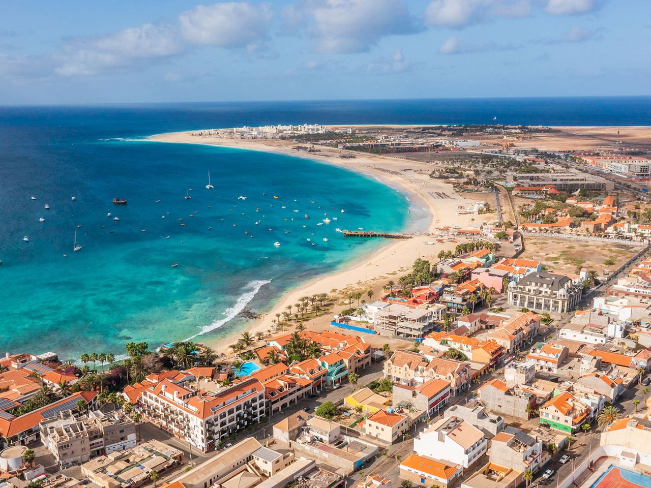 Der Strand von Santa Maria auf Sal, Kapverdische Inseln