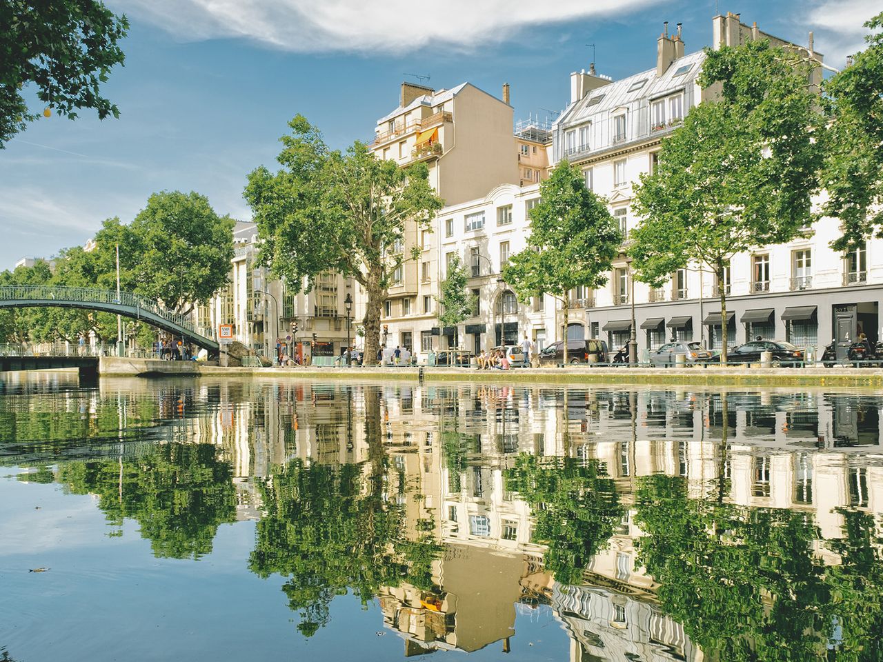 Canal Saint-Martin in Paris