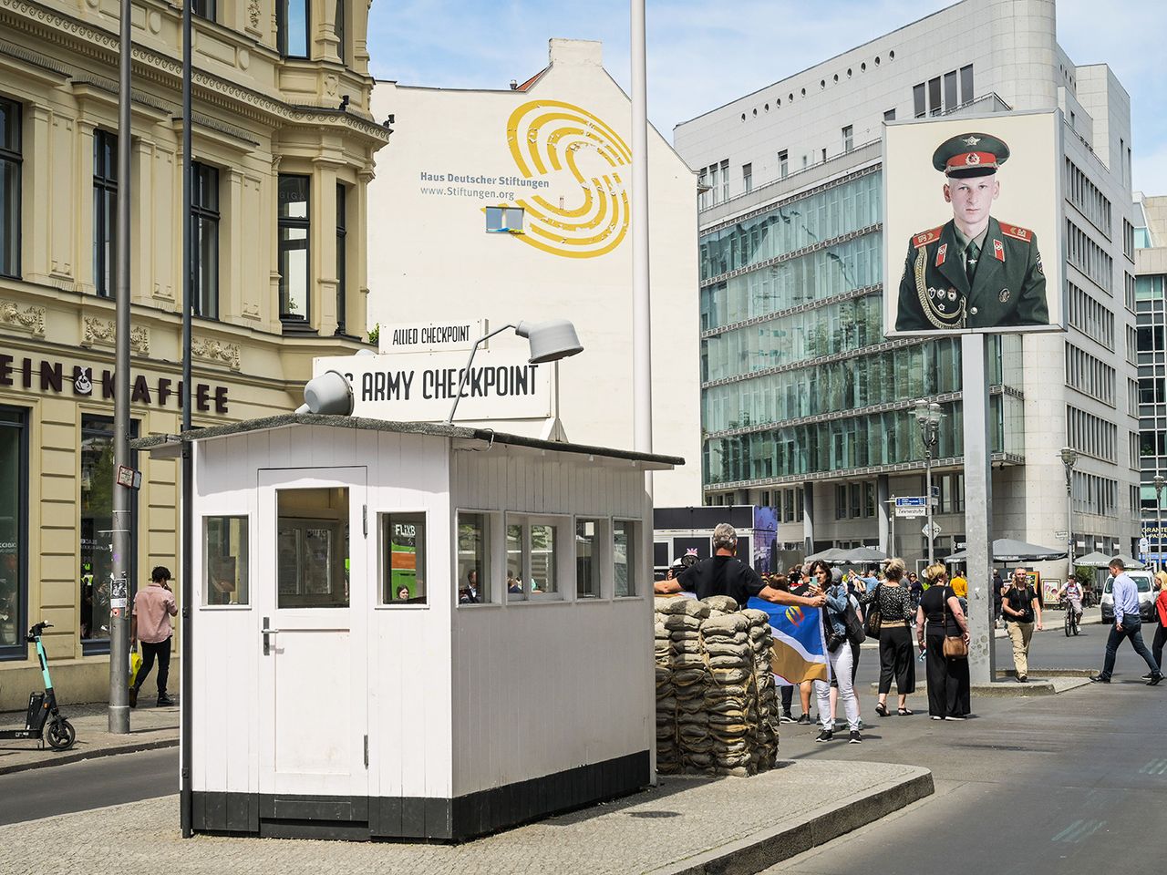 Checkpoint Charlie in Berlin