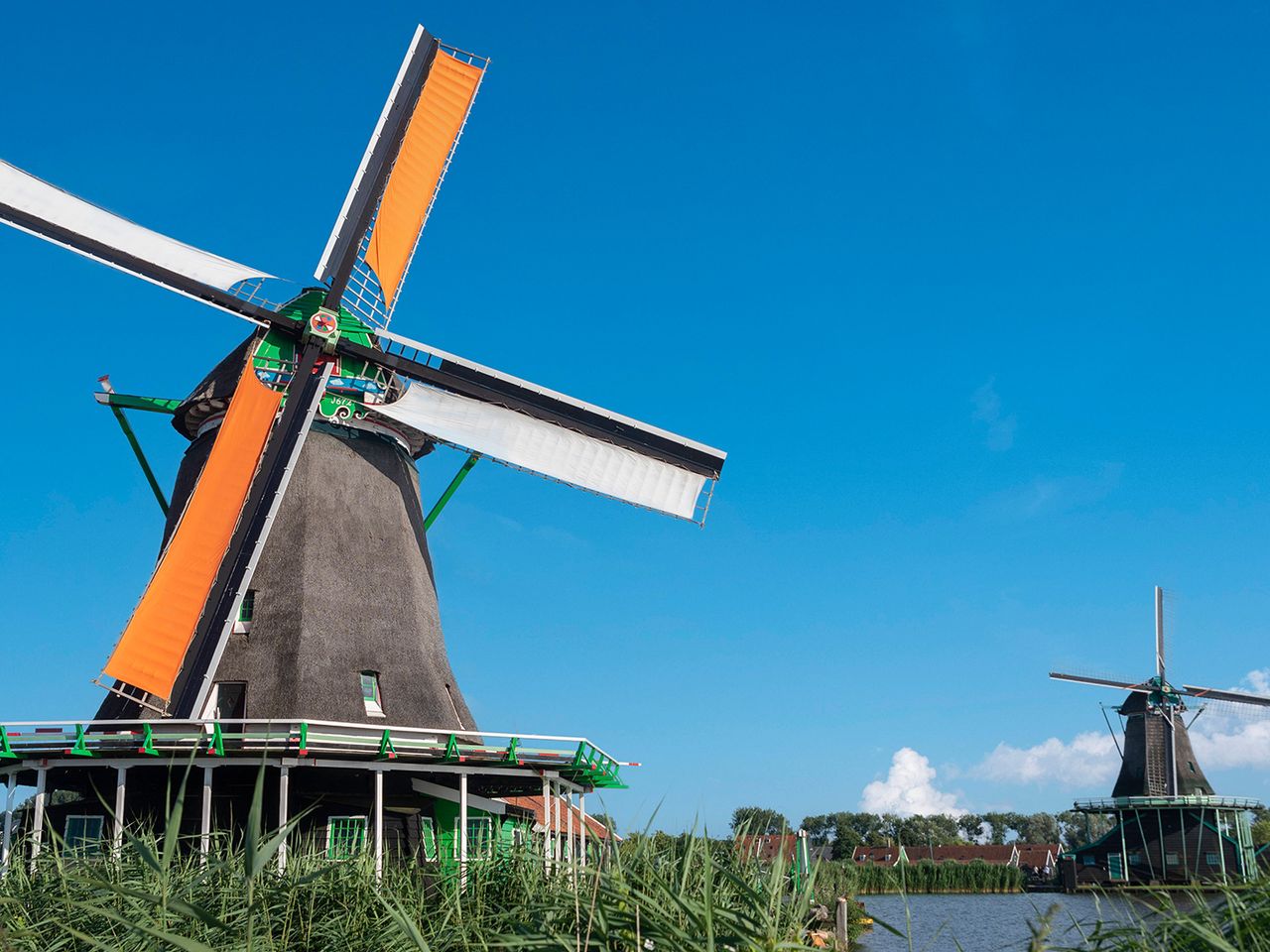 Windmühle Het Jonge Schaap in Zaandam in den Niederlanden