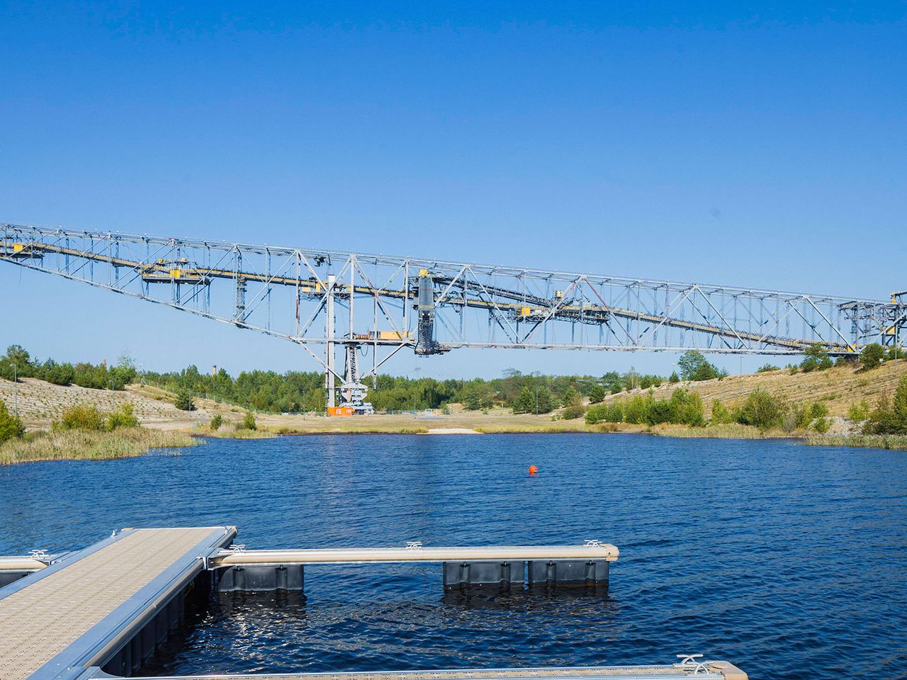 Förderbrücke F60 in Brandenburg
