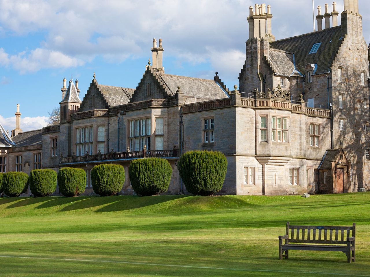 Lauriston Castle in Edinburgh, Außenansicht