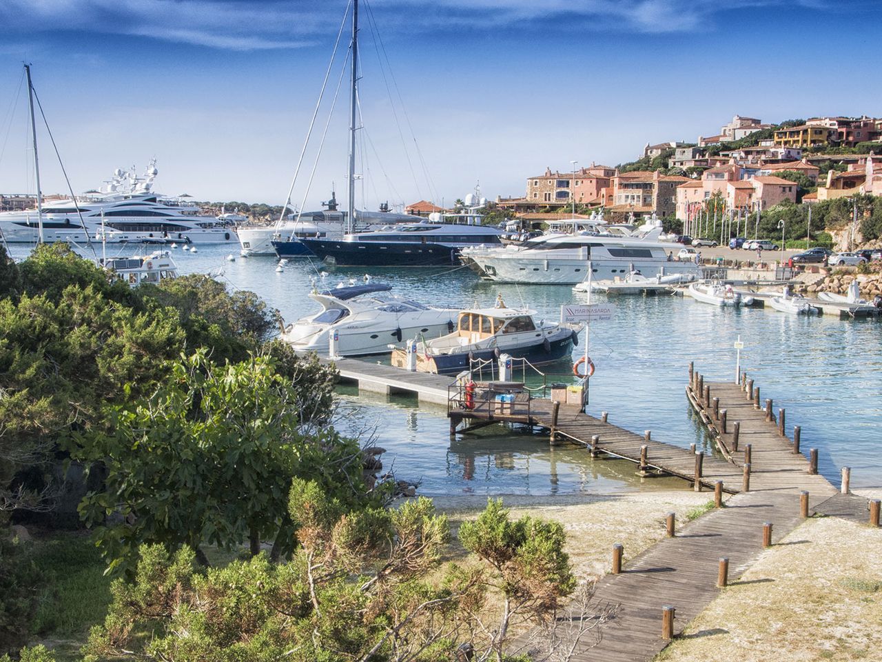 Hafen von Porto Cervo, Sardinien