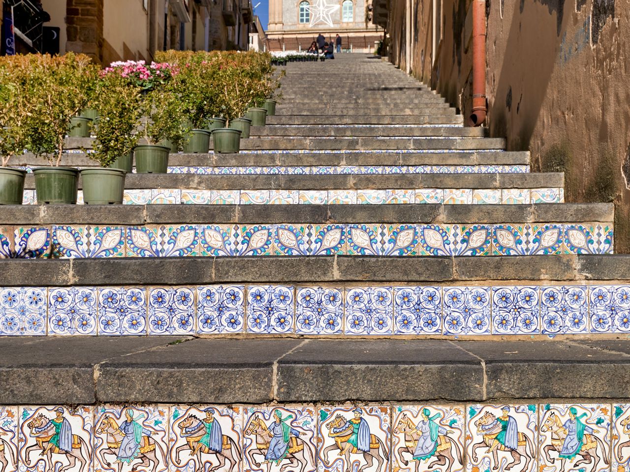 Scalinata di Santa Maria del Monte in Caltagirone, Sizilien