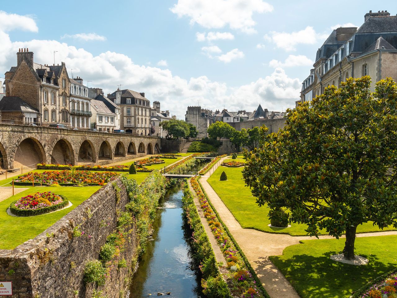 Jardin des remparts (Stadtmauer-Garten) in Vannes