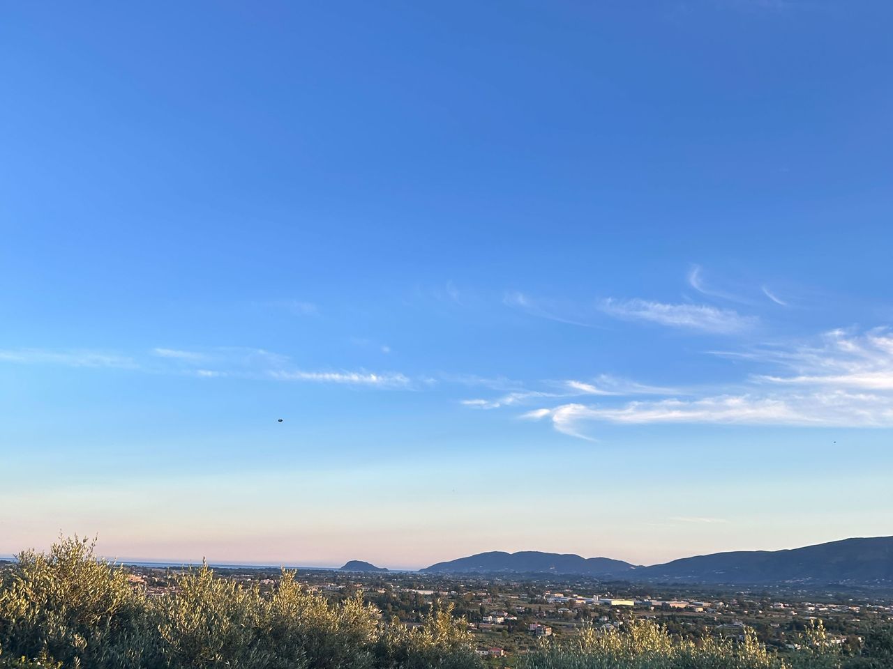 Ausblick vom Außenbereich des Flow Dine & Wine