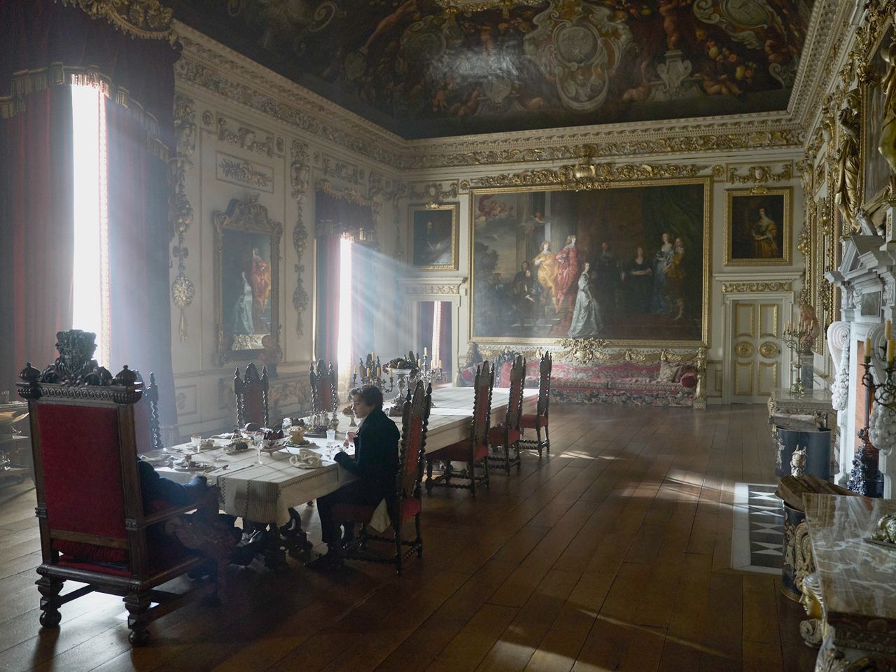 Szene von Frankenstein im prächtigen Wilton House