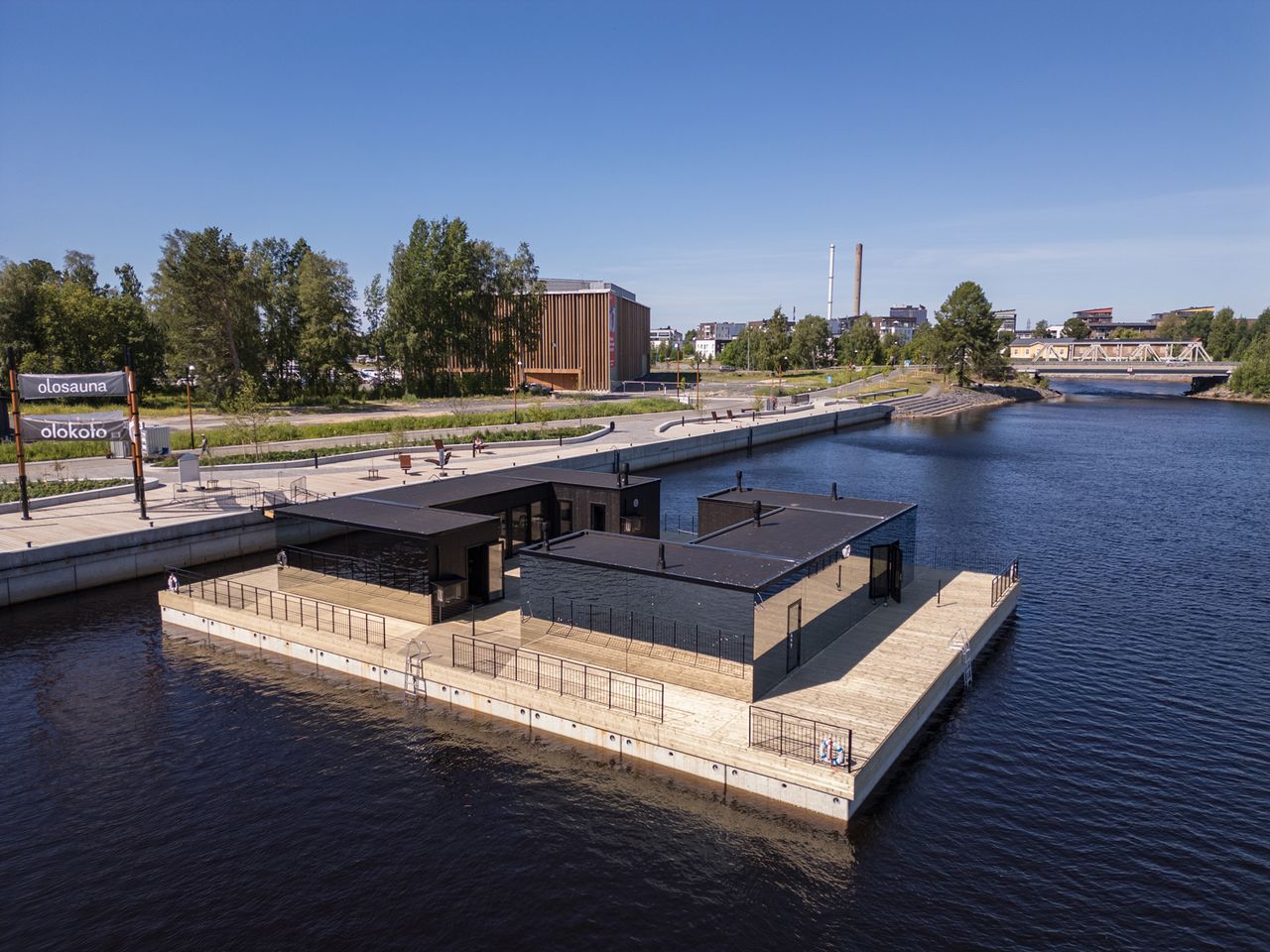 Olosauna in Oulu, Finnland