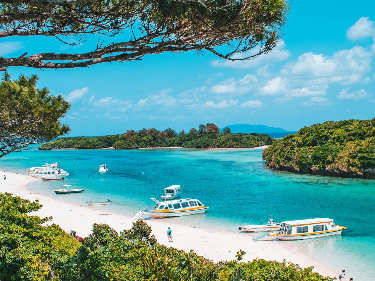 Okinawa-Inseln in Japan