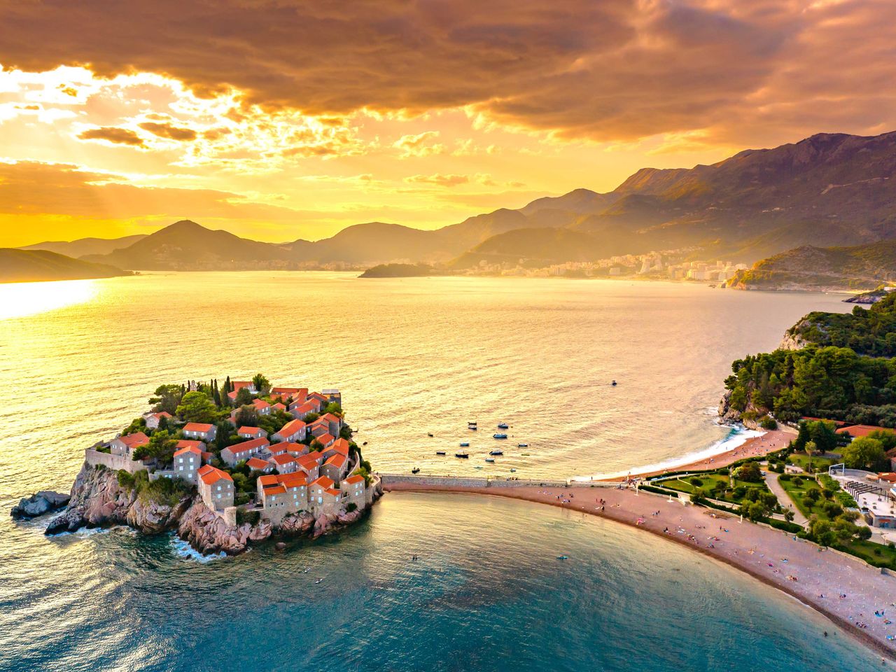 Insel Sveti Stefan, Montenegro