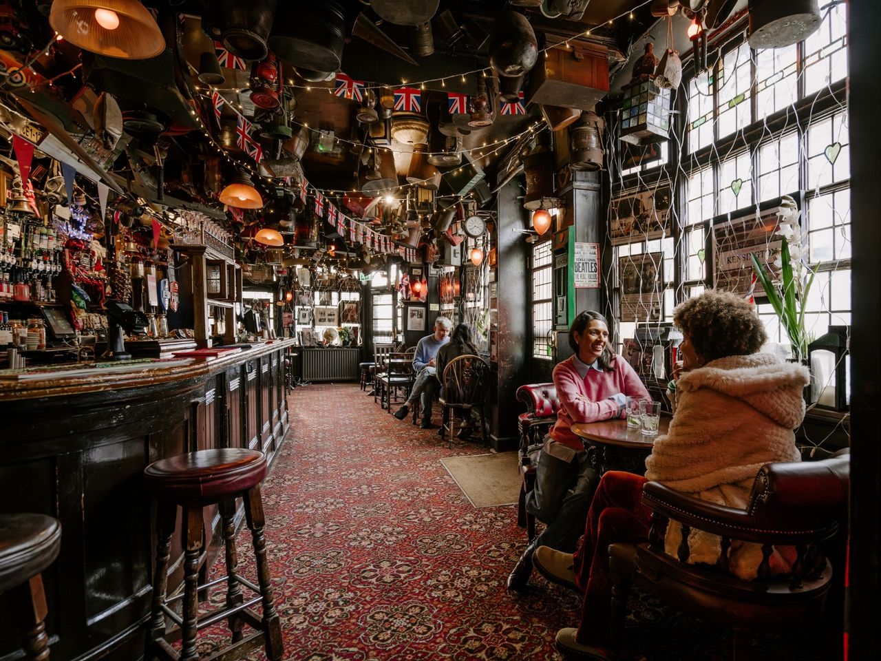 The Churchchill Arms Pub Interior London