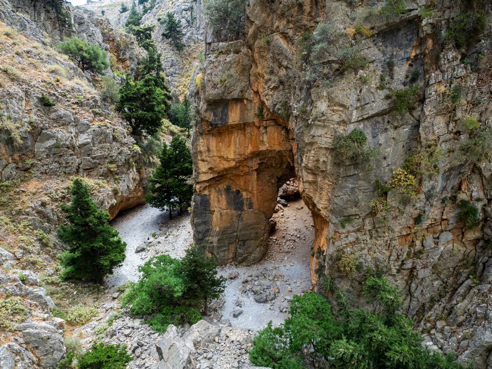 Imbros-Schlucht auf Kreta, Griechenland