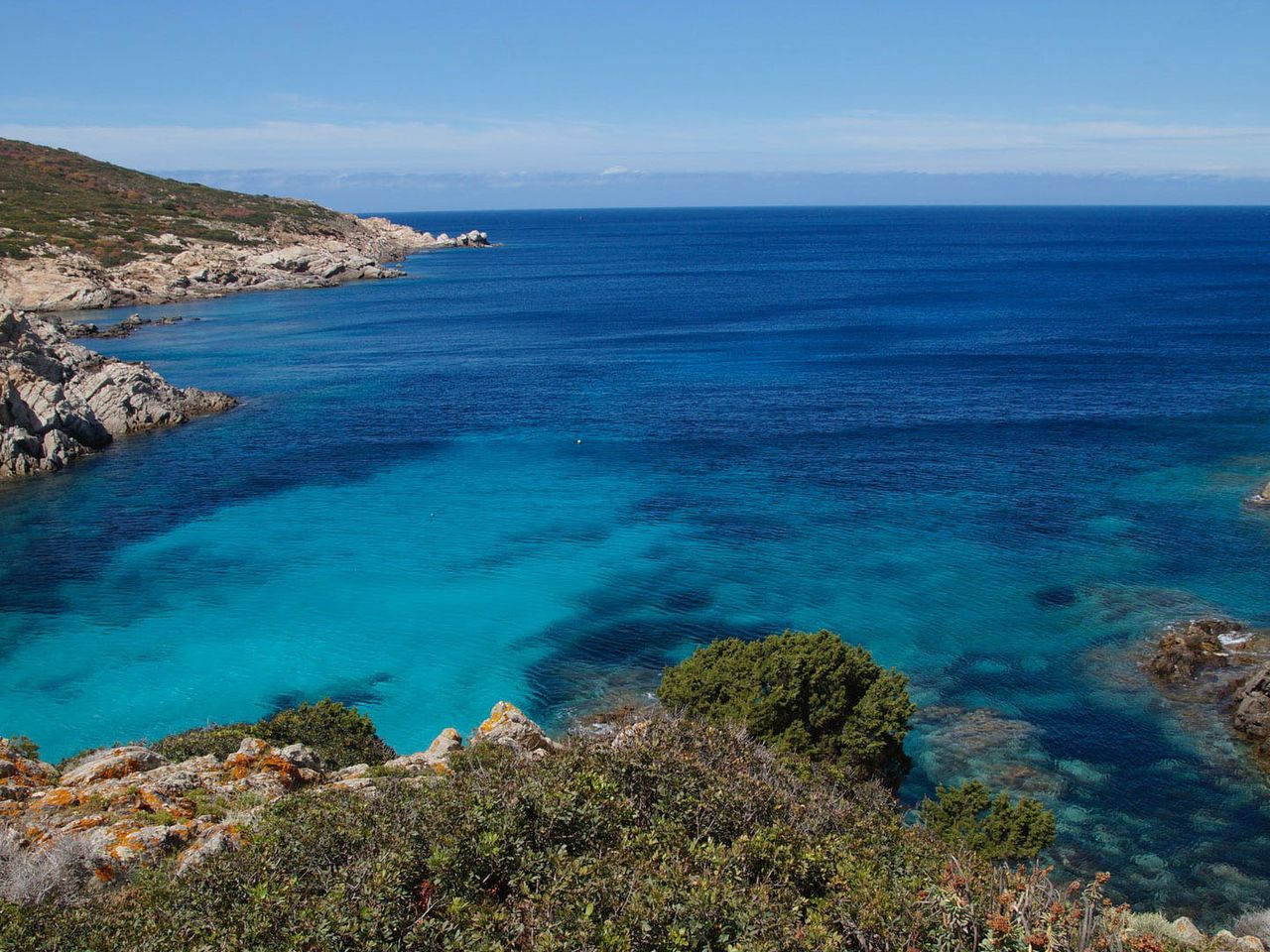 Italienische Insel Asinara, Bucht