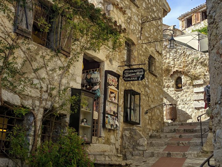 Das Dorf Èze an der Côte d'Azur