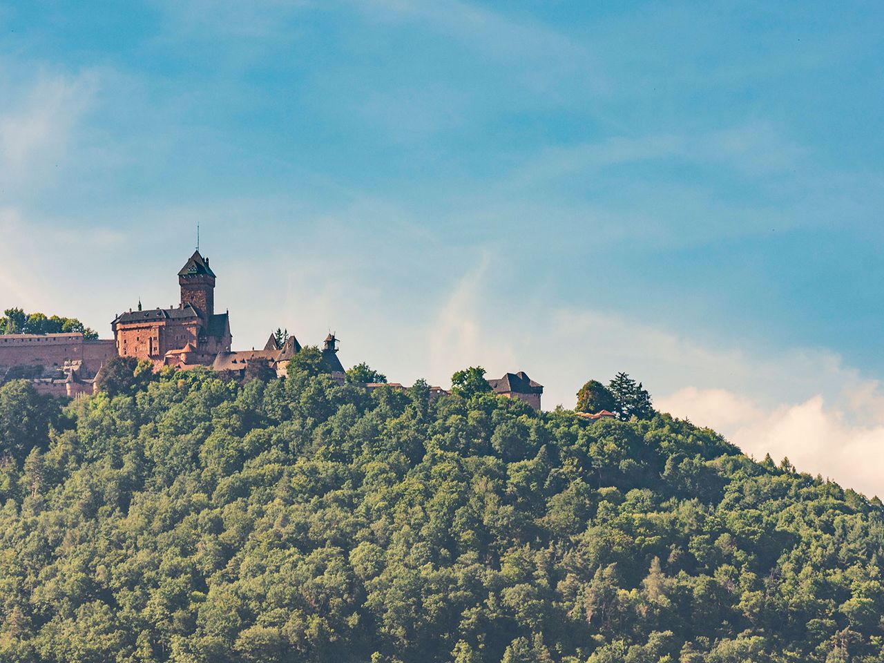 Burg Haut-Koenigsbourg im Elsass