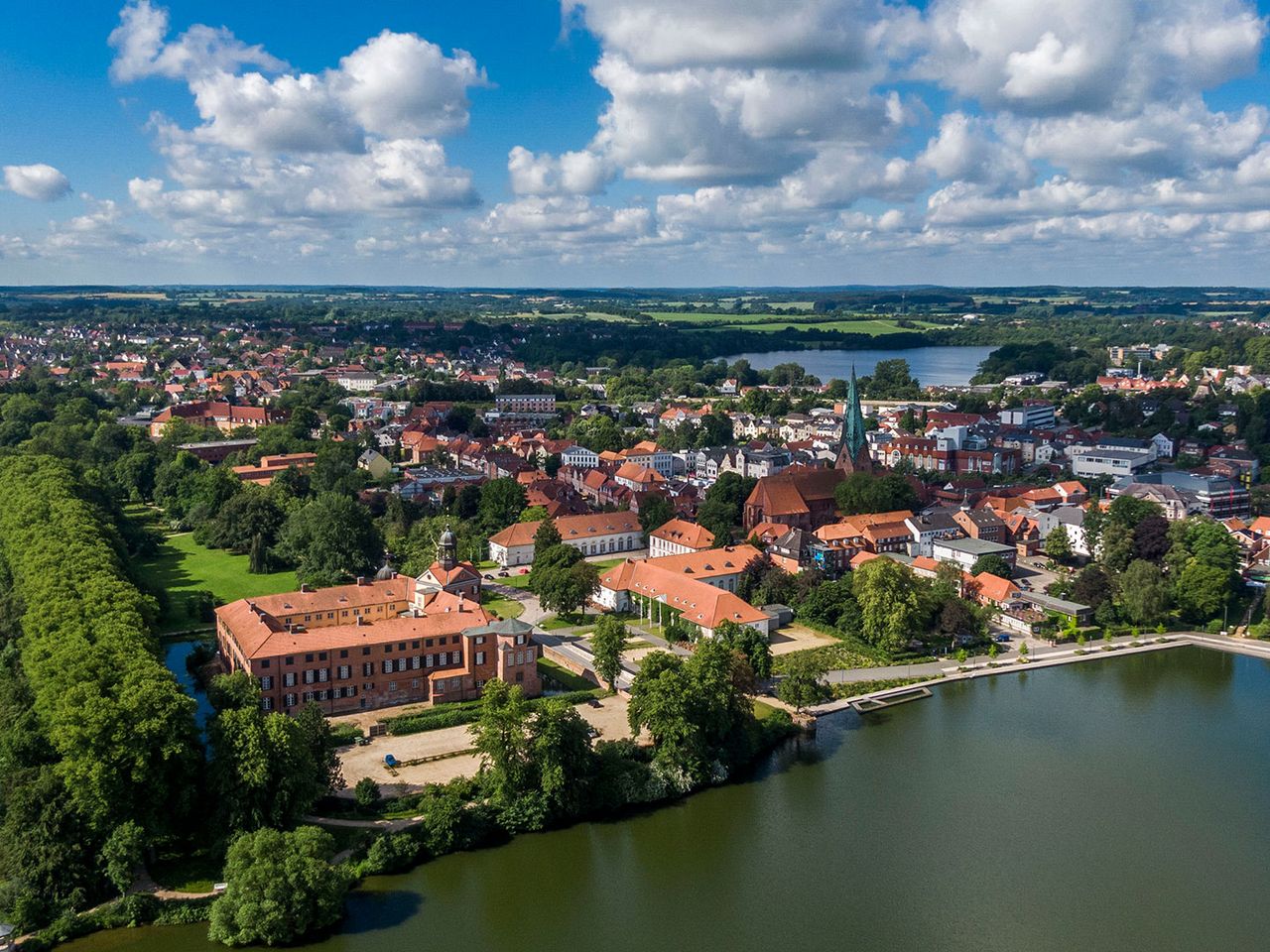 Eutin in Schleswig-Holstein von oben