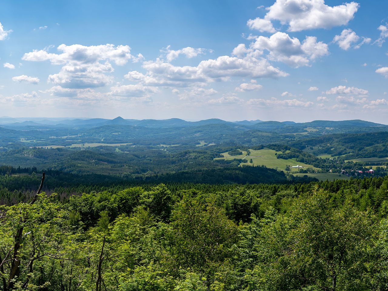 Ausblick vom Zittauer Gebirge