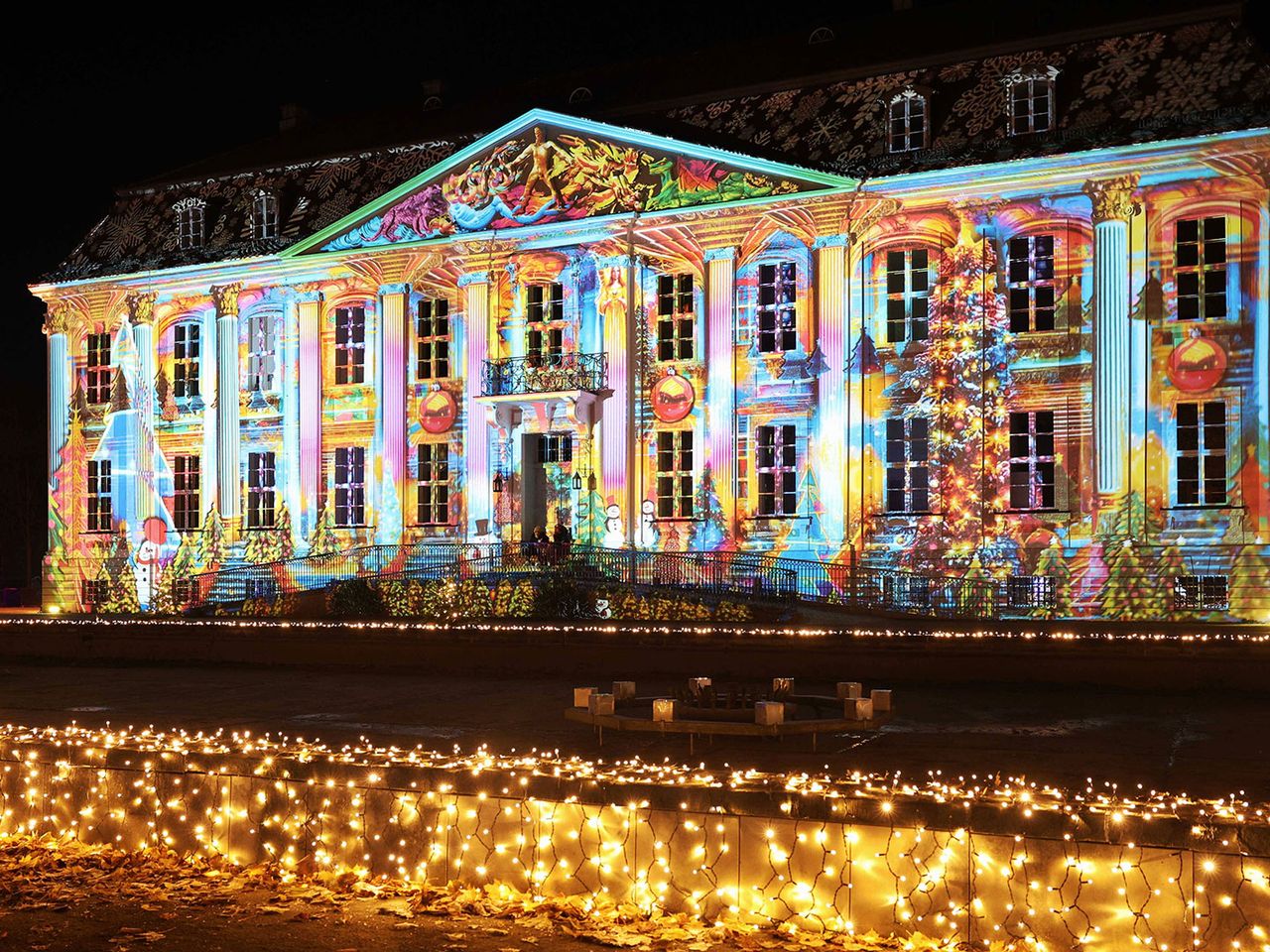 Schloss Friedrichsfelde, Weihnachtsmarkt im Tierpark Berlin