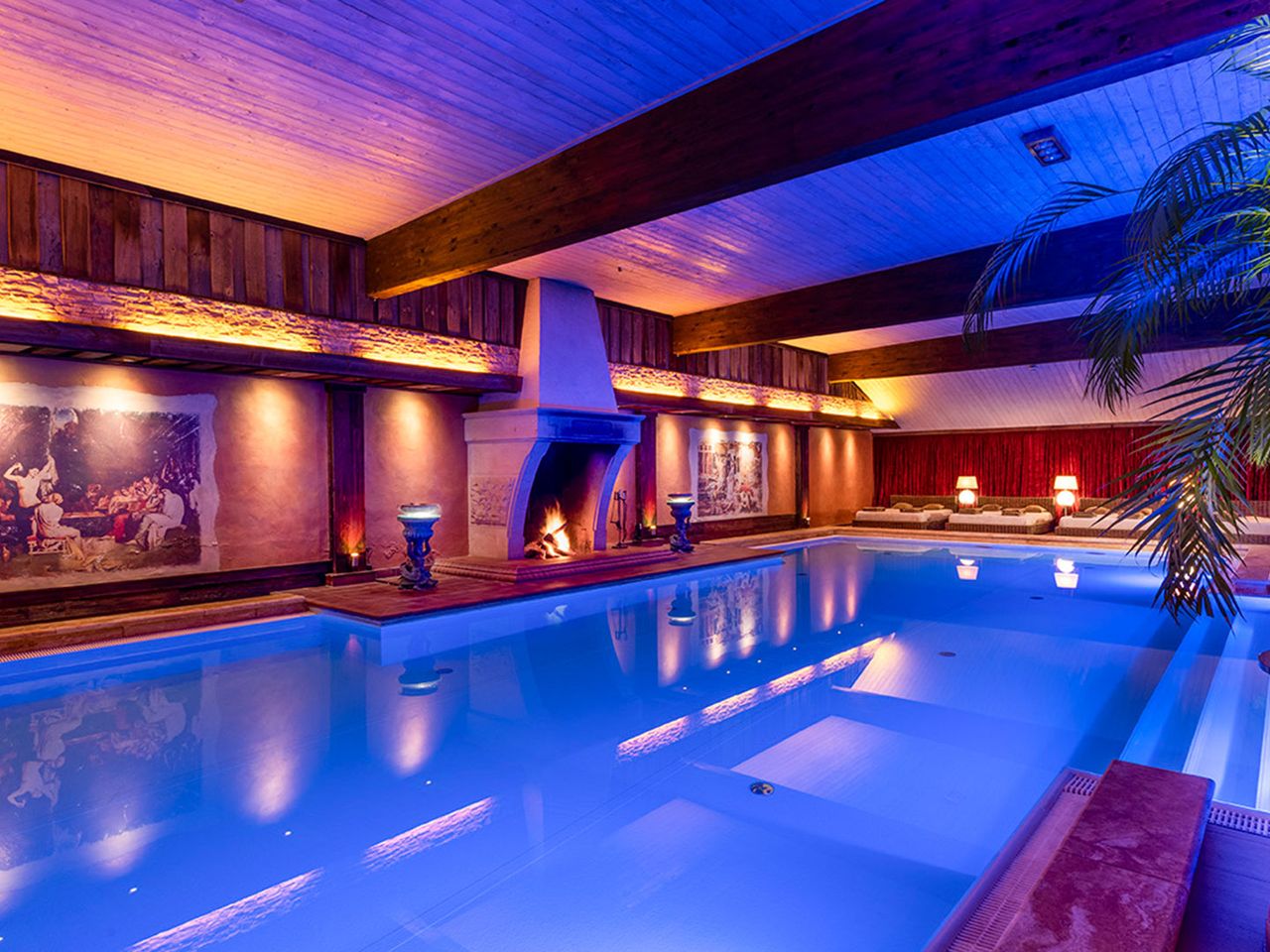 Innenpool im Wellnesshotel Seeschlößchen