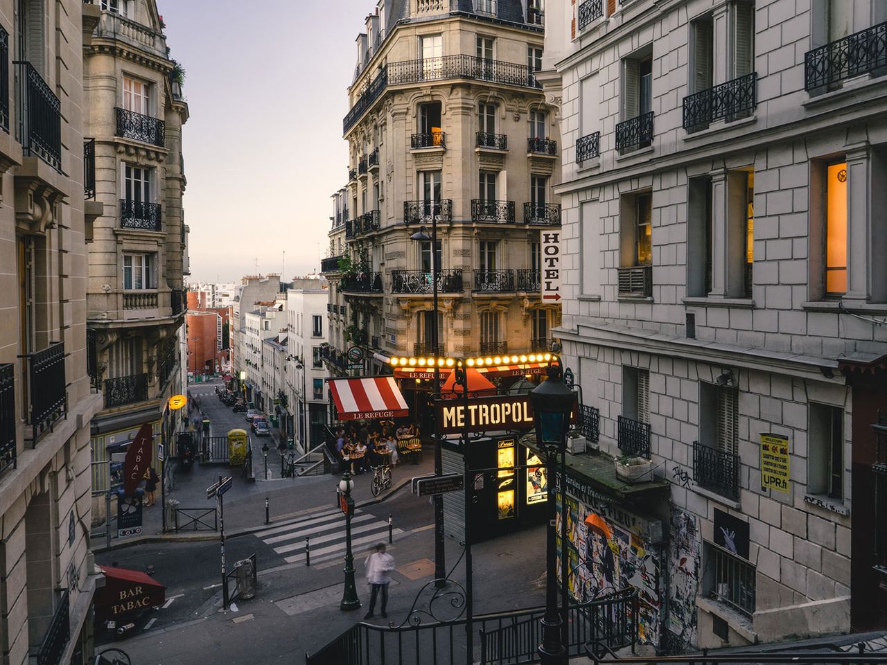 Paris,  Bistros und Häuser