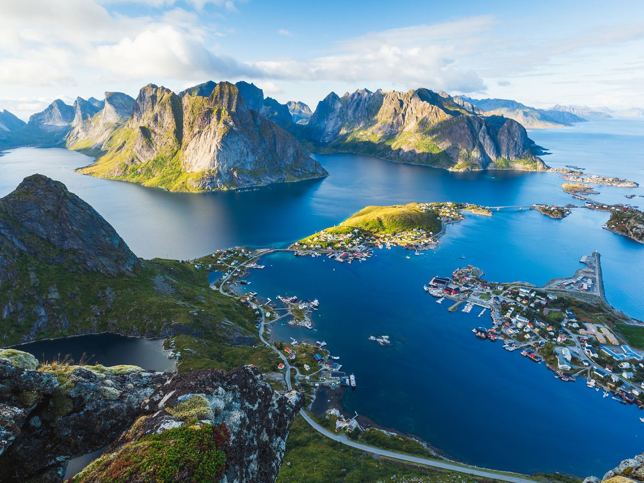 Blick auf Reine, Lofoten