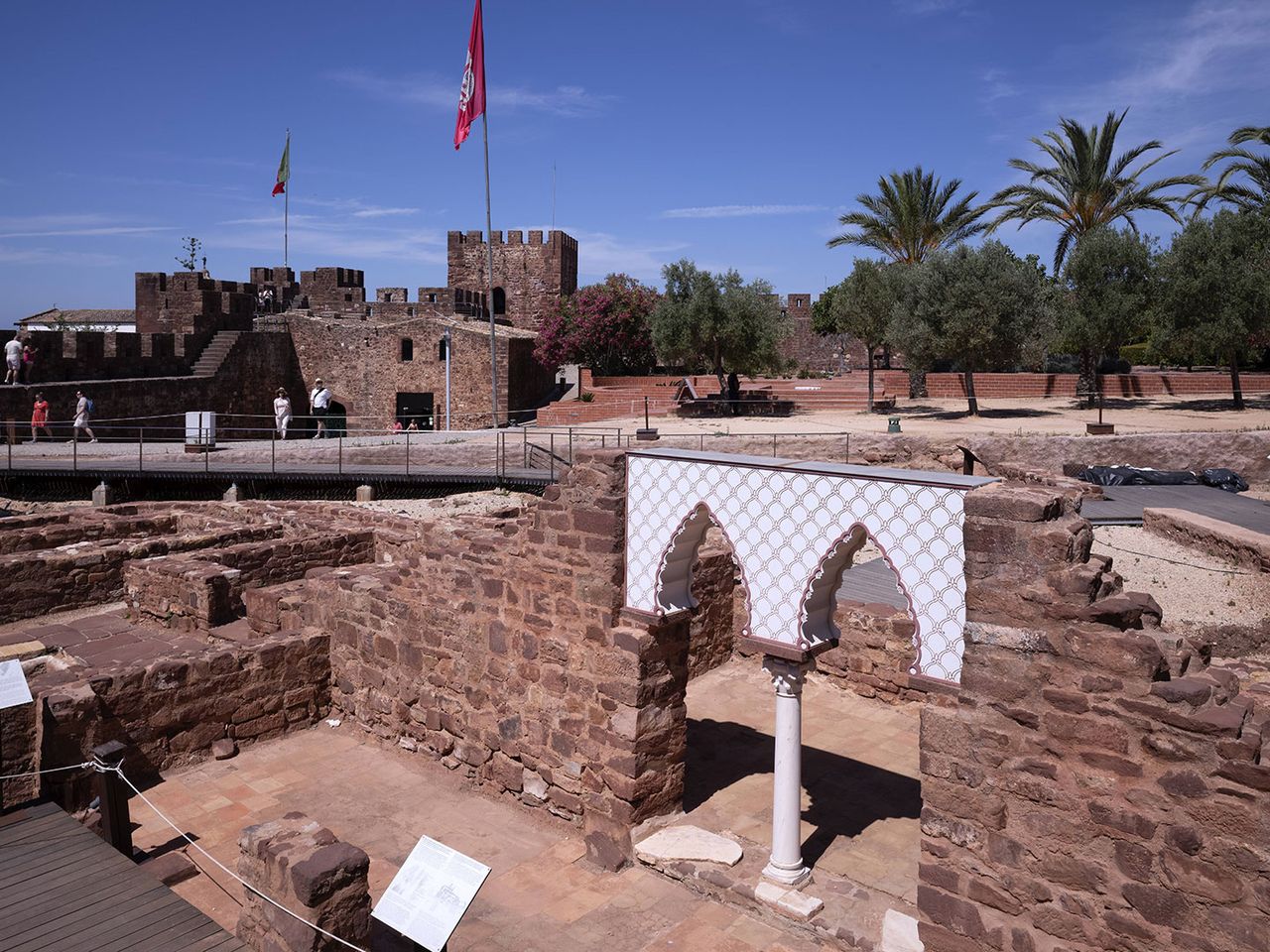 Mauern des Castelo de Silves
