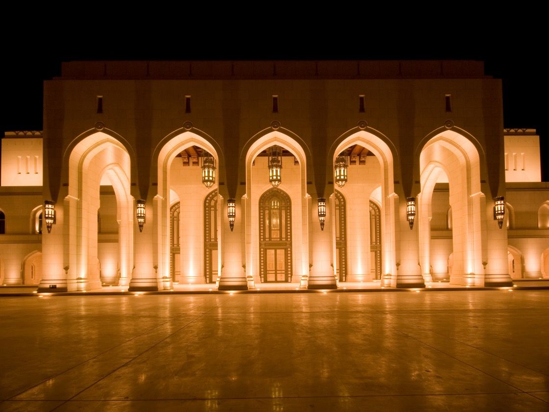 Royal Opera House Muscat - Exterior view © Ministry of Heritage & Tourism Sultanate of Oman
